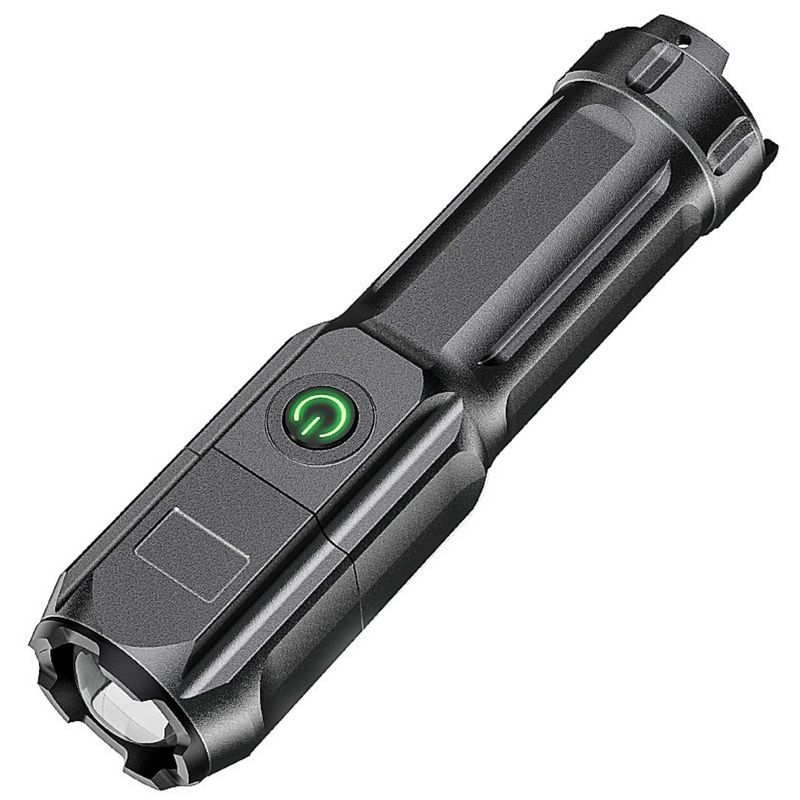 Potente torcia tattica LED da 100000 lumen ricaricabile USB 18650 impermeabile Zoom pesca_voghion.com