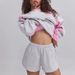 Women’s Color-Block Hoodie & Shorts Set – Oversized Pullover With Matching Lounge Shorts (Streetwear Style, S-XL, 3 Neutral Tones)_voghion.com