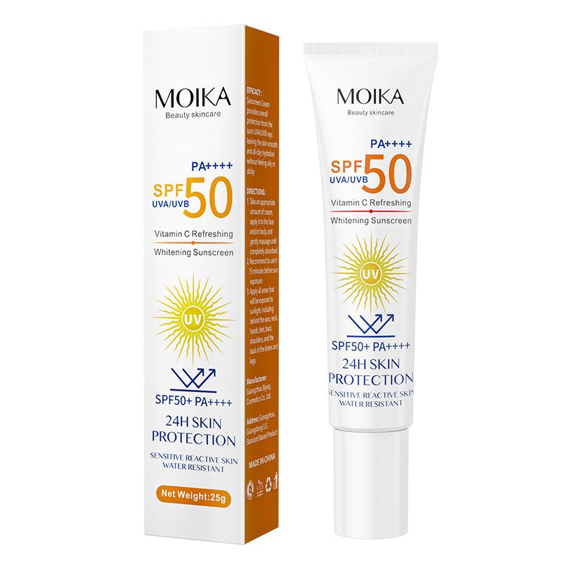 SPF50+ PA++++ Sonneschutz - Uelegfräi & net fetteg UV-Schutz & Wäissend Liicht Sonnecrème fir Gesiicht & Kierper_voghion.com
