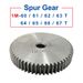 1 Stück Stirnradgetriebe 1M60/61/62/63/64/65/66/67T Grobloch 8mm Rad 45# Kohlenstoffstahl Material Motorgetriebe Gesamthöhe 10mm_voghion.com