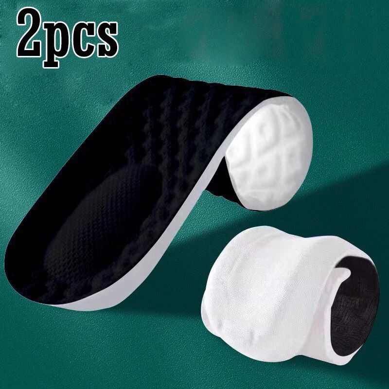 Latex Massage Orthopedic Sport Insoles Soft Breathable High-elasticity Shock Absorption Running Shoe Pad for Men Women_voghion.com