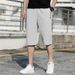Men's Clothing Men's Casual 6 Point Shorts Summer Shorts Trend Summer Loose Outer Wear Plus Size Half Length Cropped Pants_voghion.com