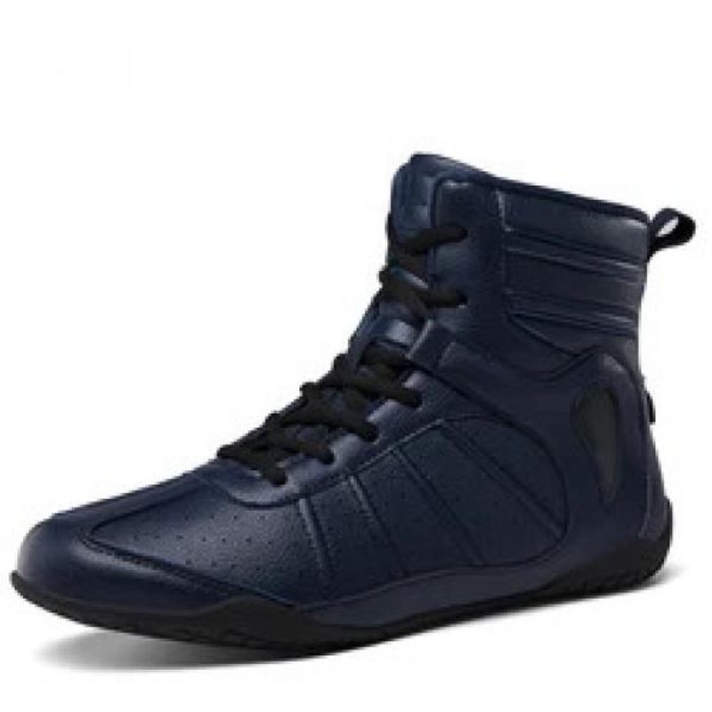 Botas de kickboxing antideslizantes con logotipo personalizado y profesional de último estilo, zapatos de boxeo y lucha libre_voghion.com