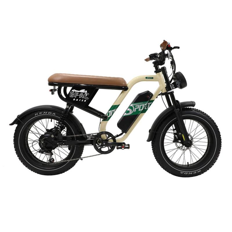 ONESPORT W66 E-bike 500W Powerful Motor 48v13.5ah Battery Electric Mountain Bike 20*4.0 Inch Tire Electric Bicycle Motorcycle_voghion.com