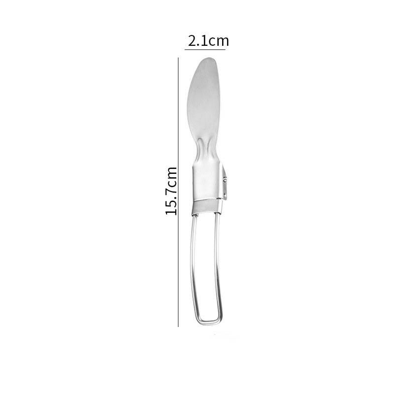 Flatware Stainless Steel Folding Cutlery Set Knife Fork Spoon Chopsticks Travel Portable Picnic_voghion.com