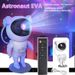 Projecteur spatial astronaute – Veilleuse étoilée Bluetooth avec télécommande et musique, effets galactiques rotatifs à 360° pour la décoration intérieure_voghion.com
