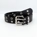 Punk Belt For Women - Double Row Star Studded Waist Chain | Gothic Hollow-Out Design & Hip Hop Streetwear Strap (Adjustable 26-40 Inch)_voghion.com
