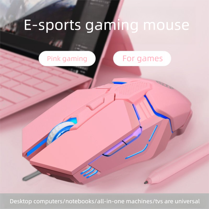 Wired Mechanical Gaming Competitive Desktop Computer Laptop TV Universal LOL Mouse Home Office USB_voghion.com