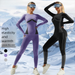 Autumn Winter Moisture Wicking Suit Seamless Training Thermal Ski Quick-Dry Underwear Set Fitness Sportswear_voghion.com