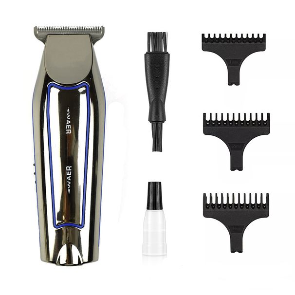 Cross Border Plating Vintage Sculpt Haushaltsölkopf Push Photoelektrischer Fader Barber Shop Professionelle Friseurschere Haarschneidemaschine_voghion.com