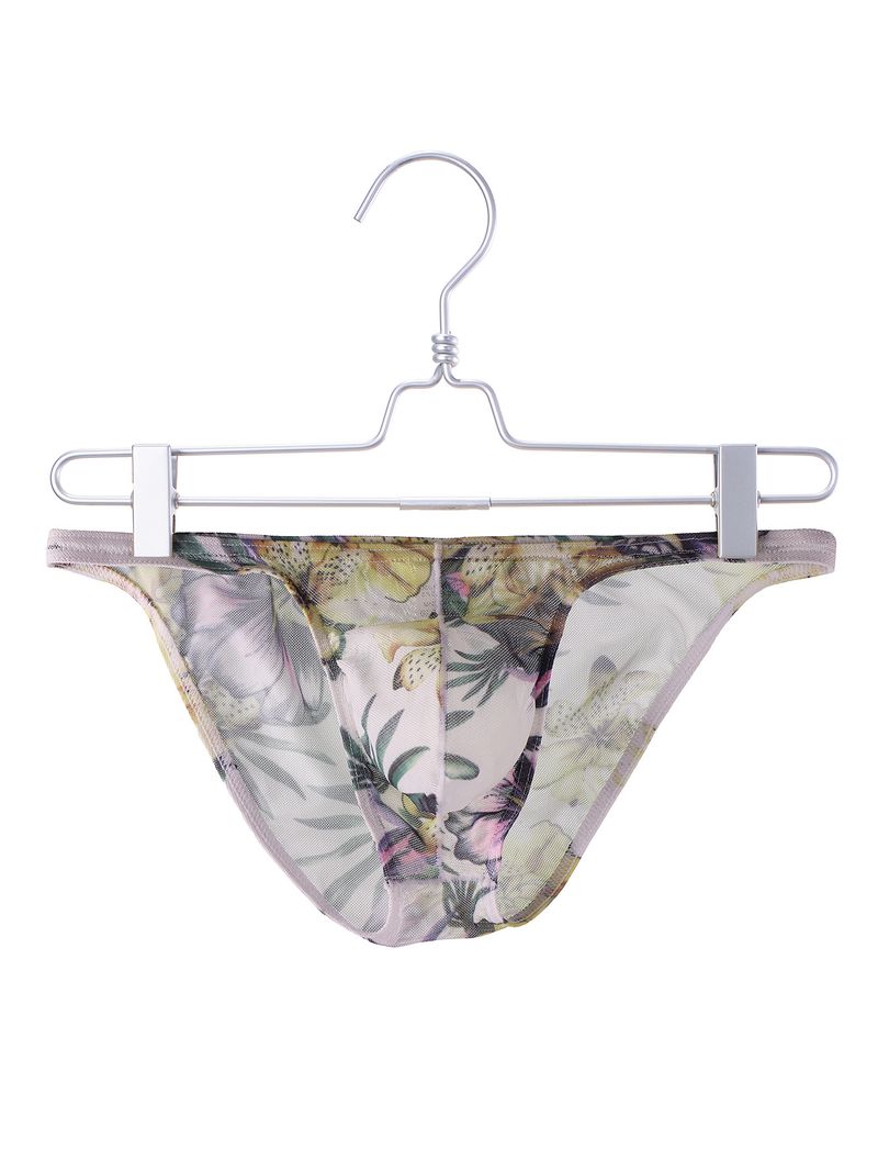 2025d Herren-Slip aus schnelltrocknendem Mesh mit niedriger Taille, bedruckt, atmungsaktiv, sexy Stil_voghion.com