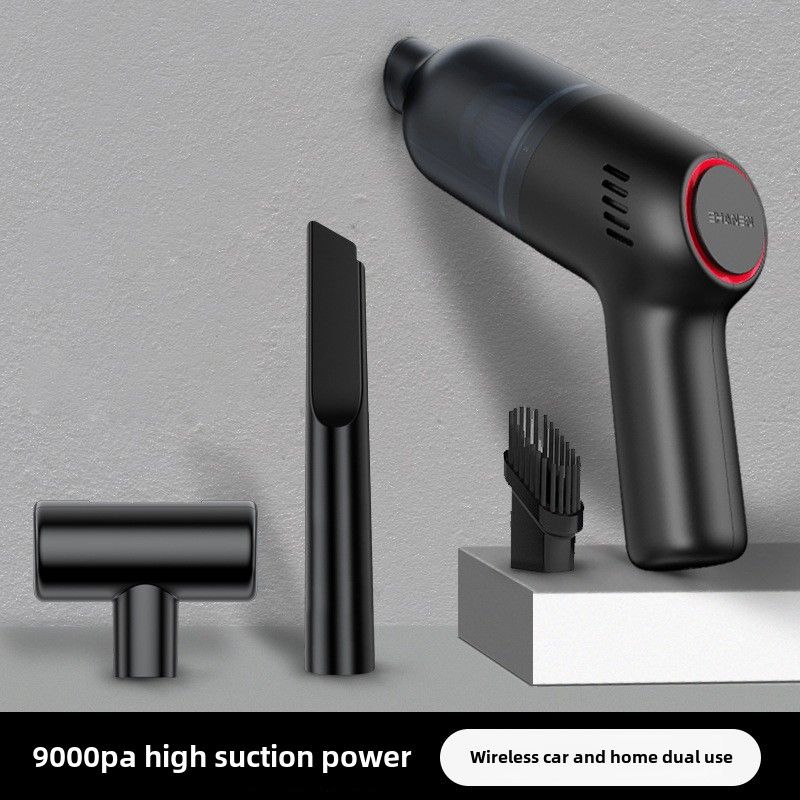 9000Pa Wireless Car Vacuum Cleaner Cordless Handheld Auto Vacuum Home & Car Dual Use Mini Vacuum Cleaner With Built-in Battrery_voghion.com