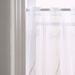 Sheer Lace Curtain For Kitchen, Bathroom & Balcony, 3 Sizes (150×45/180×45/225×45cm), White Polyester Voile Partition Drape With Scalloped Edge_voghion.com