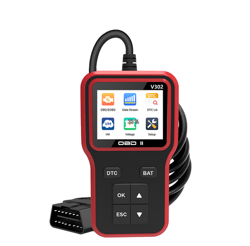 PSV302 Diagnoza napak motorja vozila, vozilo I / M stanje pripravljenosti EVAP test napetosti akumulatorja vozila branje OBD home iOS, Android, Windows_voghion.com