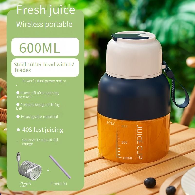 Juicer 12 Blade Stainless Steel Blade Long Life Outdoor Portable Multi Function Juicer Bucket Ton Bucket_voghion.com