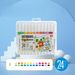 24-Color Washable Watercolor Markers For Kids, Non-Toxic & Vibrant Colors, Perfect For Drawing, Painting, DIY Art Projects, And School Supplies_voghion.com