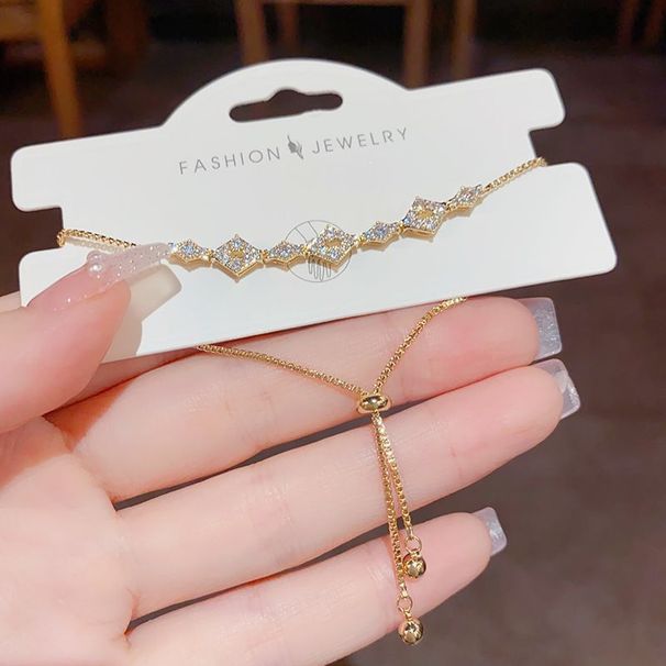 zircon Hot Dia Female Niche Fashionable And Sweet Versatile Temperament, Bracelet, Design,_voghion.com