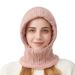 Scaldacollo invernale da ciclismo con maschera integrata, caldo e antifreddo, foderato in pile, per donna_voghion.com