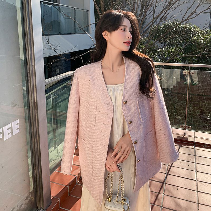 [2024 Autumn Edition] sequin small fragrant style suit jacket in 2 colors # 1018P145K218_voghion.com