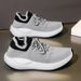 Sock Mouth Men's 2024 Summer Breathable Thin Mesh Fly Woven Lightweight Sports With Soft Soles, Casual Running Shoes_voghion.com