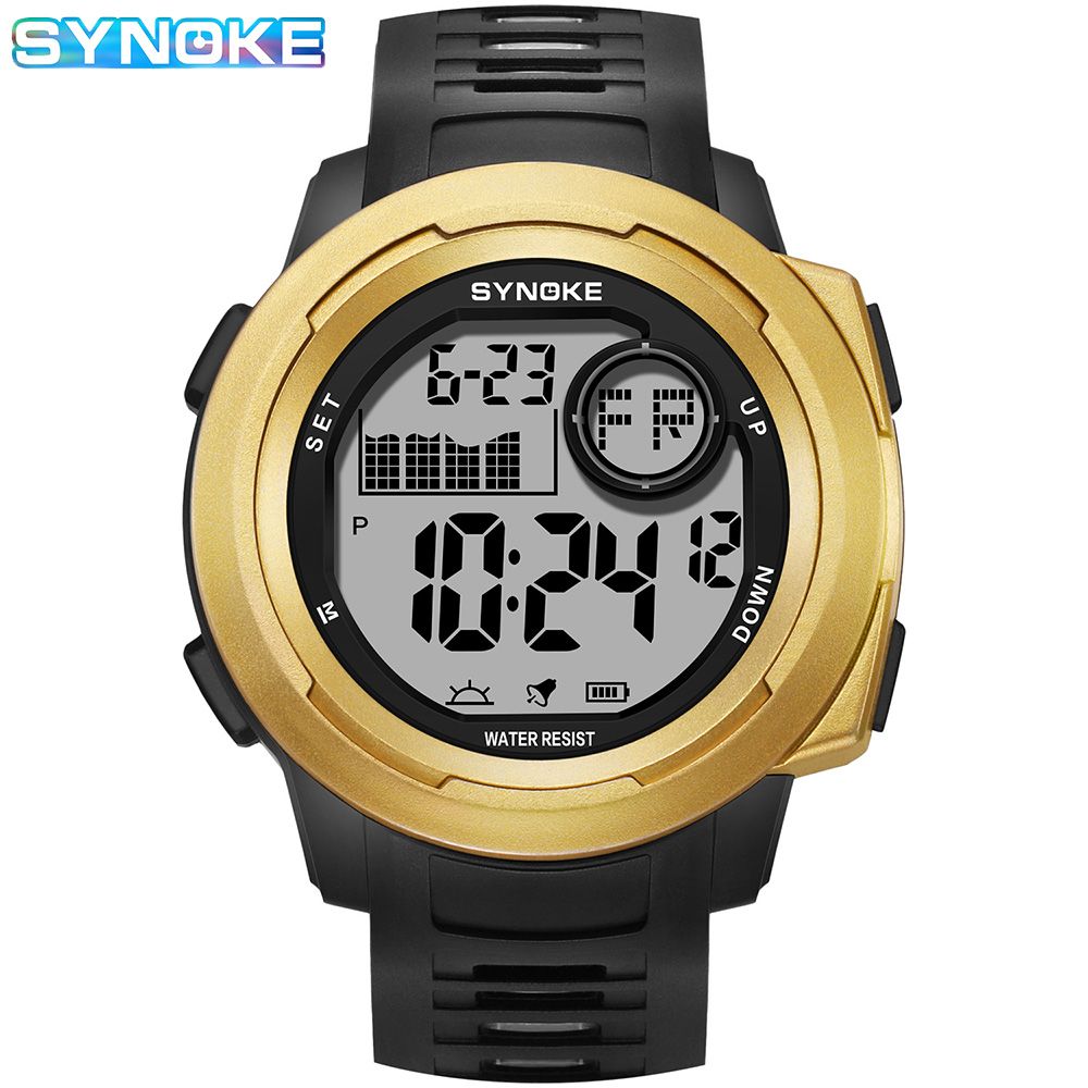 Outdoor Militär Digitaluhr für Männer Mode Retro Herrenuhr Sport wasserdicht Herrenuhr Multifunktionale leuchtende SYNOKE_voghion.com