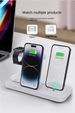 3-In-1 wireless charger with iPhone and Samsung, Huawei brands - can be used to charge iPhone iWatch and wireless earphones_voghion.com