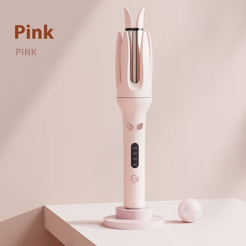 Ceramic Hair Curler With 15-Temp Settings & 25W Fast Heating - 28mm Curling Iron For Wet/Dry Hair_voghion.com