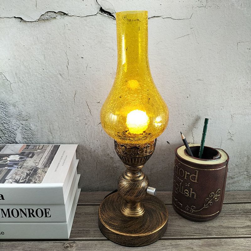 [Collected By 2289 People] Chinese Kerosene Desk Republic Of China Nostalgic Horse Lamp, Antique Furniture Decoration,_voghion.com