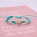 Simple Creative Geometric Ethnic Style Wax Thread Turquoise Starfish Turtle Handmade Woven Anklet_voghion.com