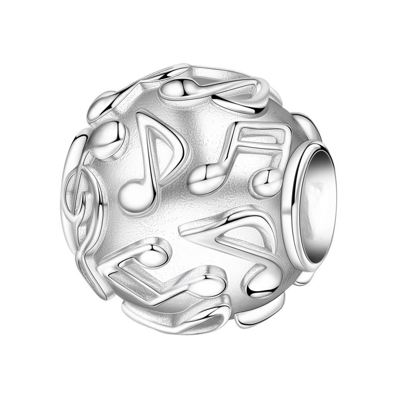 Women's Jewelry Bracelet Accessories Love Mother And Daughter Musical Notes Fireworks Mermaid Charm Pendant Beads Copper Silver_voghion.com