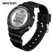 Multifunctional Digital Sports Watch With DIY Detachable Case & Strap, Countdown Timer, Night Light, Waterproof 50m, For Men And Women_voghion.com