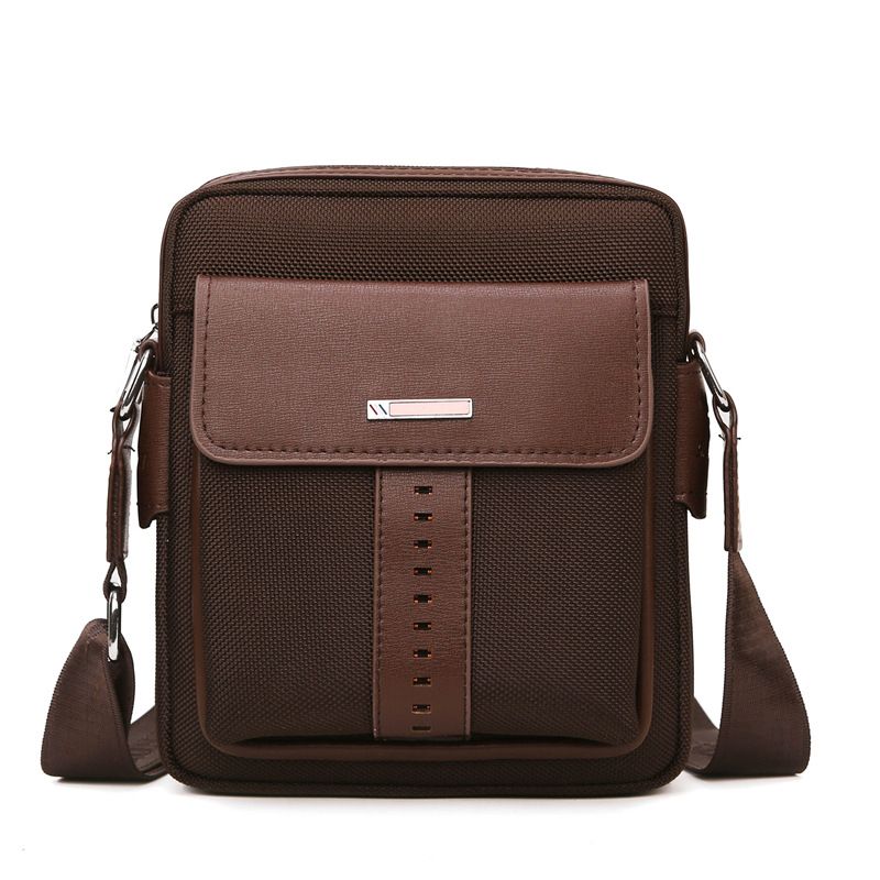 Sac à main en toile Oxford pour homme, sacoche de grande capacité pour documents, travail, ordinateur portable_voghion.com
