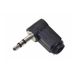 5-50 pezzi 2,5 mm / 3,5 mm mono stereo cuffia microfono adattatore connettore jack audio nero_voghion.com