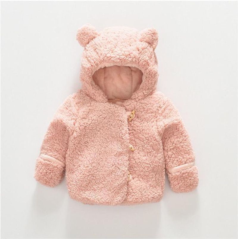 Female Treasure Cotton-padded Coats For Boys And Girls Autumn And Winter With Extra Wool And Lamb Wool Going Out Clothing_voghion.com