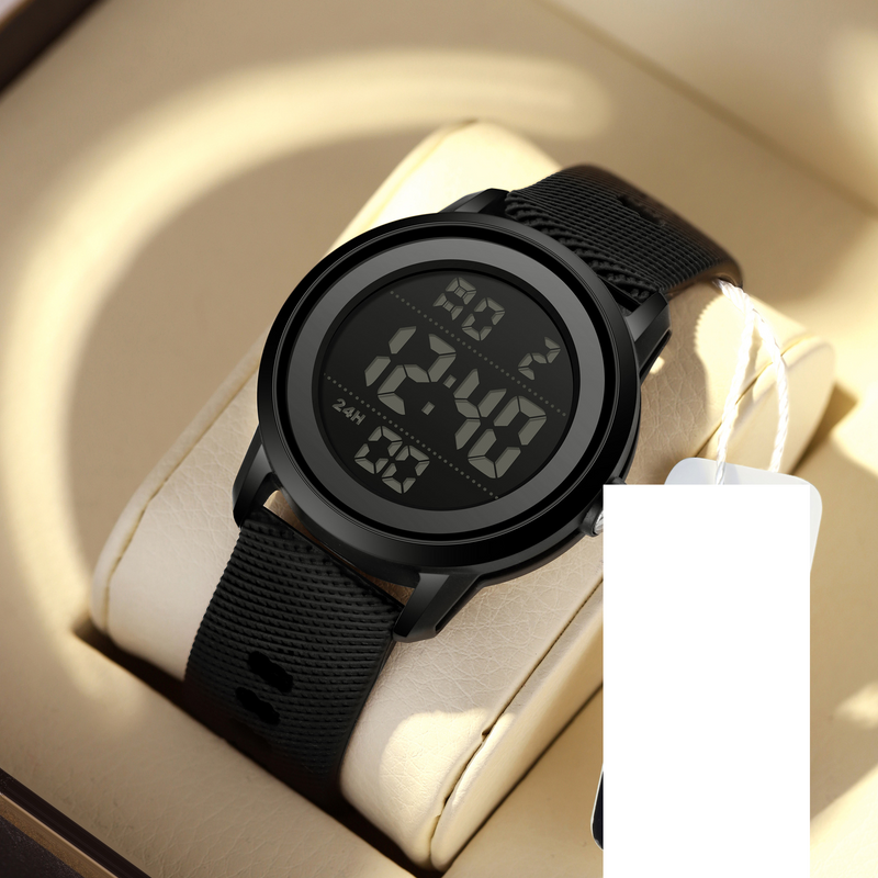 Kindermode Kinderen student groot digitaal LED horloge jongen meisje waterdicht lichtgevende wekker aftelfunctie multifunctioneel elektronisch horloge_voghion.com