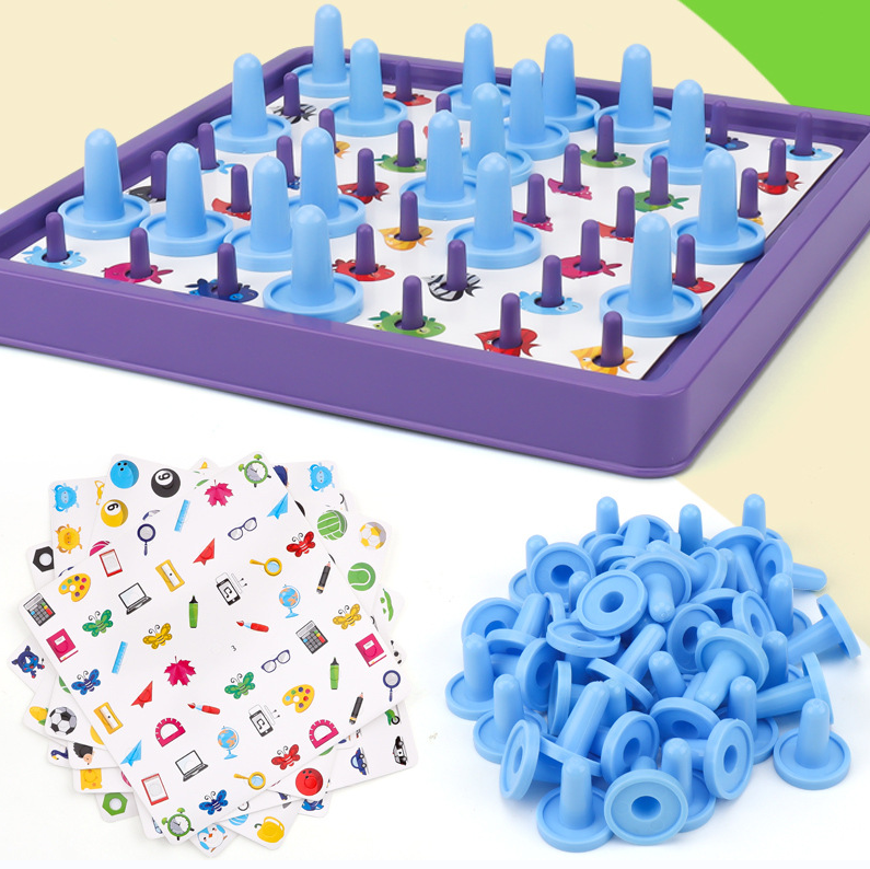 Montessori Memory Board Game Logical Thinking Cognitive Learning Memory Matching Classic Card Children Memory Activity Toy_voghion.com