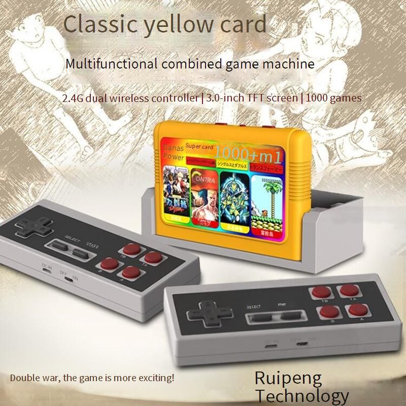 Videospielkonsolen K20 Handheld-Spielkonsole Neue Retro-Klassiker Nostalgische Gelbe Karte Rot-Weiß-Maschine Multifunktionskombination_voghion.com