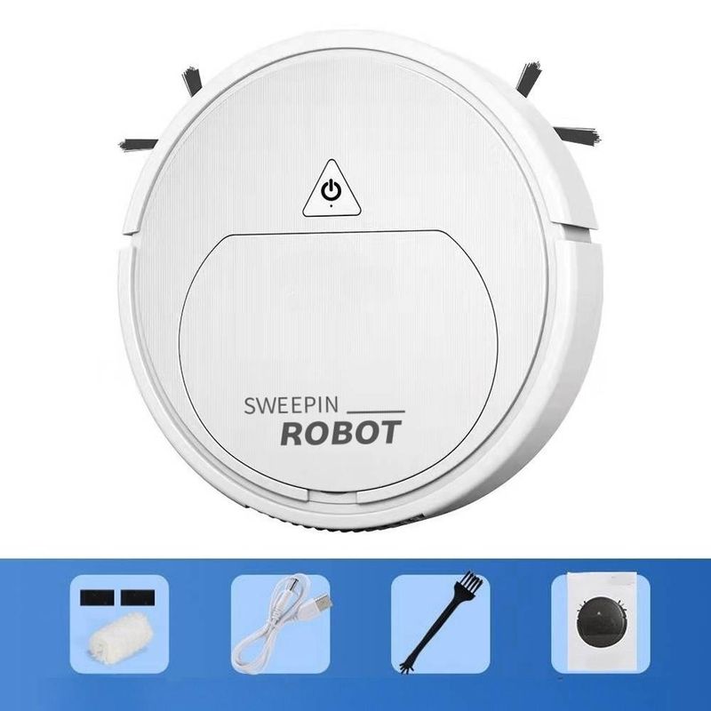 Robot Vacuum Cleaner - Compact Flat Design, Powerful Suction And Navigation System, Ideal For Home And Commercial Cleaning_voghion.com