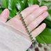 Zulu Nano Ethnic Style For Girls, Simple And Niche Geometric Green Plated Real Gold Electrophoretic Bracelet_voghion.com