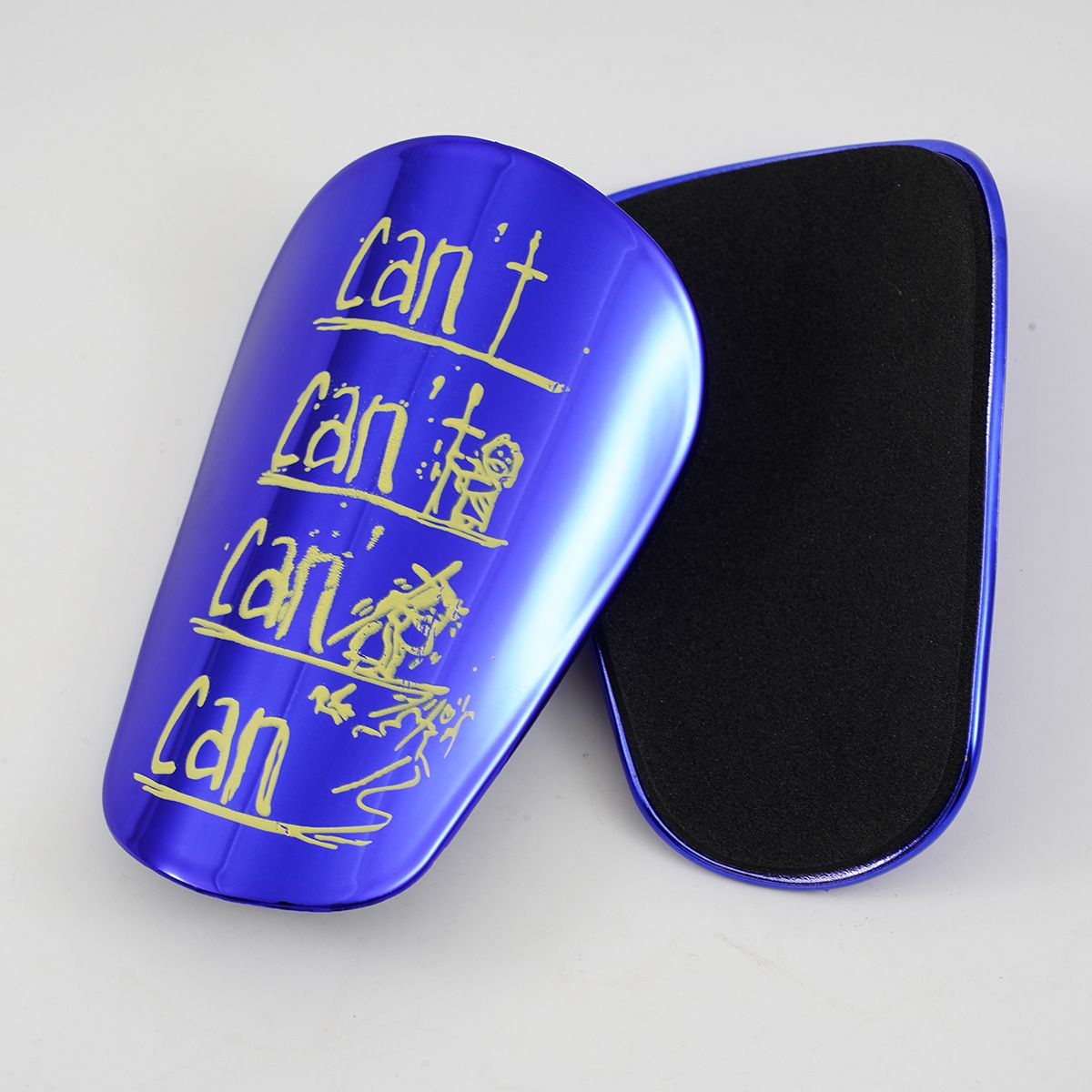 Shin Guard Electroplating Football Shin Guards Mini Master Insert Shin Guards Football Training Protective Gear_voghion.com