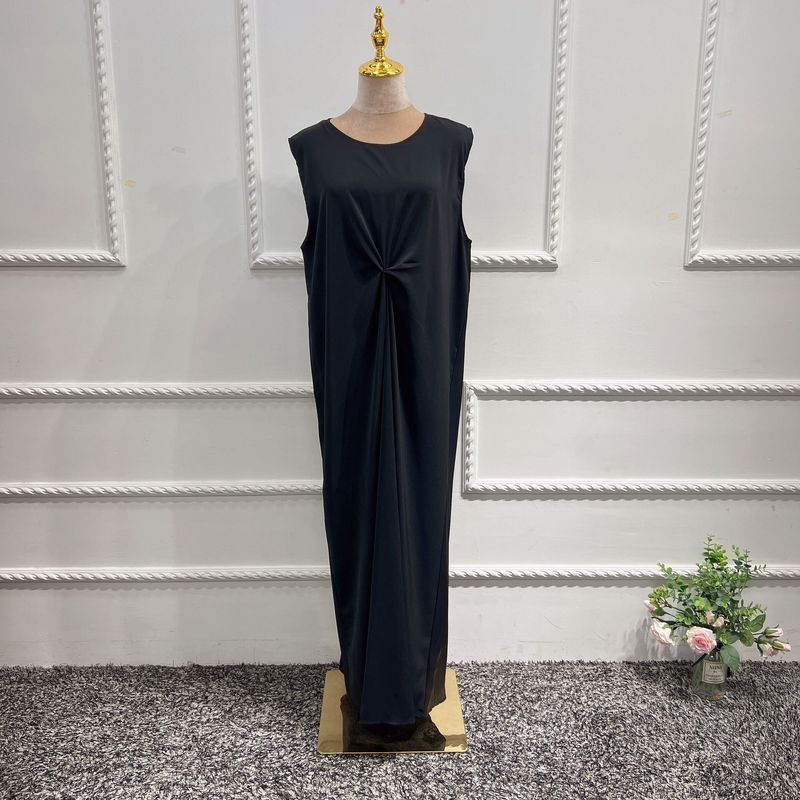 Muslim Fashion Loriya bottoming vest long skirt, paired with casual women's fitted long skirt LR508_voghion.com