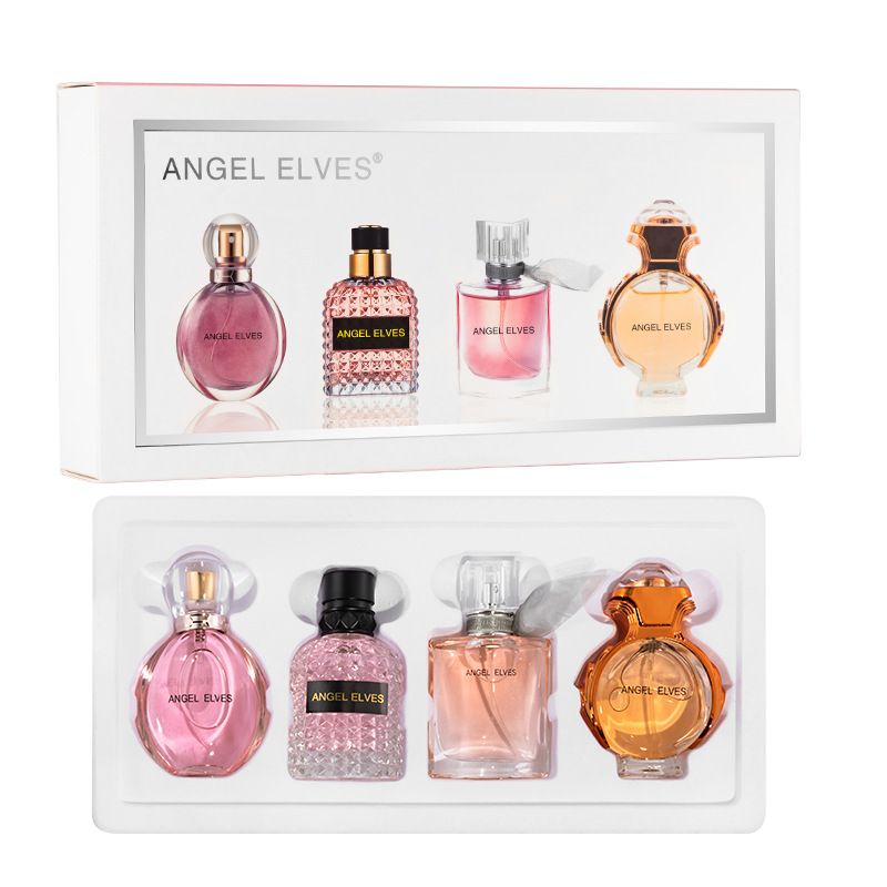 ANGELEES Goddess Adventure Miss Beautiful Life Perfume Golden Time Four-Piece Set Box_voghion.com