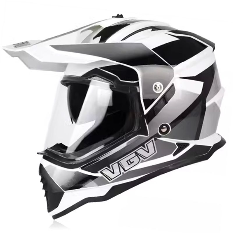 Offroad-Motorradhelm mit Bluetooth – 3C-geprüfter ABS-Integralhelm für Männer und Frauen für ganzjährige Abenteuerfahrten_voghion.com