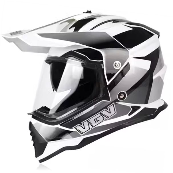 Offroad-Motorradhelm mit Bluetooth – 3C-geprüfter ABS-Integralhelm für Männer und Frauen für ganzjährige Abenteuerfahrten_voghion.com