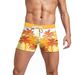 Herrenbekleidung Neue Mode Kokosnussbaum-Druck Herren Boxer Strand Badehose_voghion.com