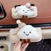 Glasses Case Adhesive Co-Pilot Storage Box Cartoon Cute Center Console Door Multi-Functional Car Interior_voghion.com