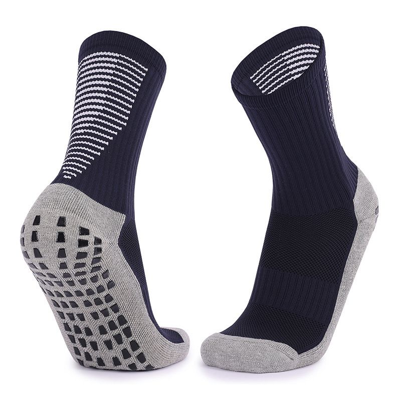 Soccer Socks Professional Sports Socks With Glue Non Slip Sweat Absorbent And Thickened Mid Tube Socks For Women Towel Socks Basketball Socks_voghion.com