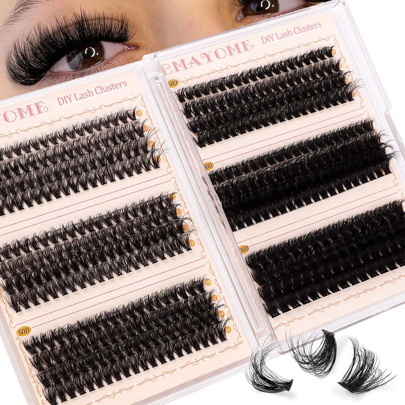 Beauté et santé Faux cils Extensions Suit Hair Single Cluster Eyelash Book 10-16 mm Longueur Cils mixtes_voghion.com