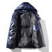 Men's Clothing Men's Clothing, Glossy Fabric, Down Filled Cotton Coat, Trendy Brand, Cropped Style, Heavy And Fluffy US Jacket_voghion.com