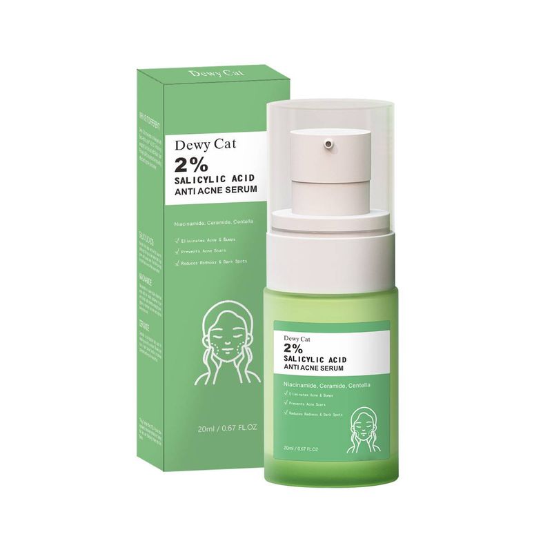 Dewy Cat Salicylic Acid Brightening Serum - Acne - Fighting, Pore - Refining & Skin Radiance Boosting Formula_voghion.com